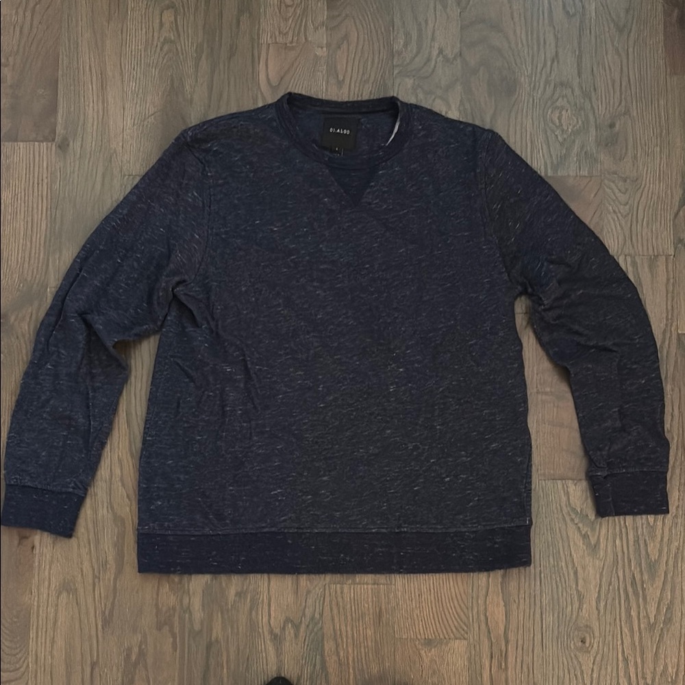 Navy Blue Men's Crewneck Sweater